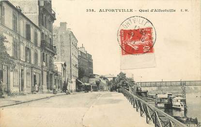/ CPA FRANCE 94 "Alfortville, quai d'Alfortville"