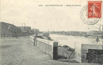 / CPA FRANCE 94 "Alfortville, quai de Seine"