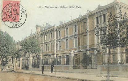 CPA FRANCE 11 "Narbonne, collège Victor Hugo"