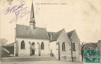 / CPA FRANCE 37 "Saint Avertin, l'église"