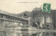 72 Sarthe / CPA FRANCE 72 "Pont de Port Gauthier et chapelle Sainte Cécile"
