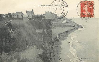 / CPA FRANCE 14 "Luc sur Mer, vue de Falaise"