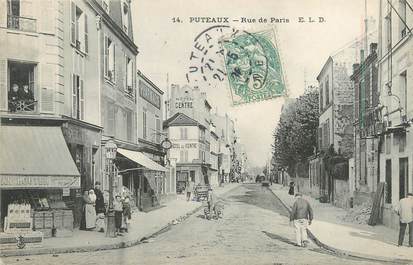 / CPA FRANCE 92 "Puteaux, rue de Paris"