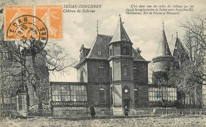 / CPA FRANCE 08 "Sedan Donchery, château de  Bellevue"