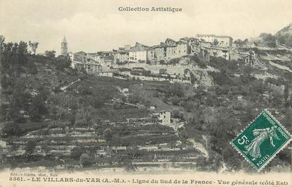 / CPA FRANCE 06 " Le villars du Var, ligne du sud de la France, vue générale"