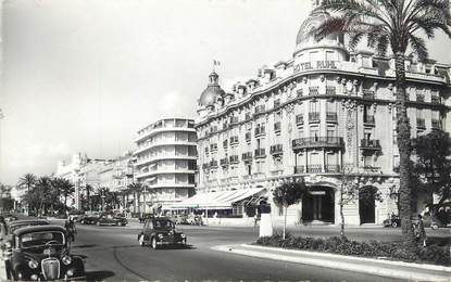 / CPSM FRANCE 06 "Nice, la promenade des Anglais, l'hôtel Ruhl et le palais de la meditérranée"