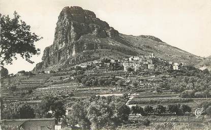 / CPSM FRANCE 06 "Saint Jeannet, vue générale et le Baou"