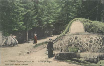 / CPA FRANCE 06 "Turini, la fontaine Wagner"