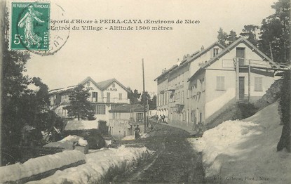 / CPA FRANCE 06 "Peira Cava, entrée du village"