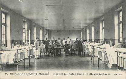 / CPA FRANCE 94 "Vincennes Saint Mandé, hôpital Militaire Bégin"