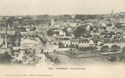 / CPA FRANCE 22 "Lannion, vue générale "