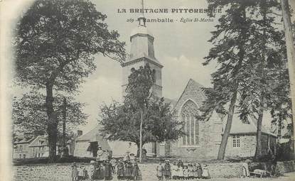 / CPA FRANCE 22 "Lamballe, église Saint Martin"