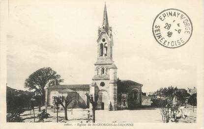 / CPA FRANCE 17 "Eglise de Saint Georges de Didonne"
