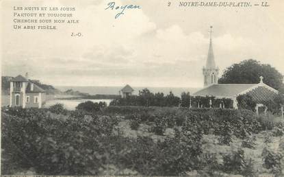 / CPA FRANCE 17 "Saint Palais, Notre Dame du Platin"