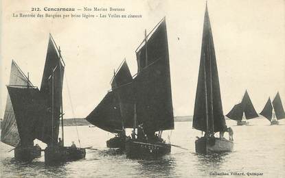 / CPA FRANCE 29 "Concarneau, nos marins bretons" / BARQUES