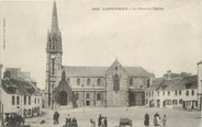 29 Finistere / CPA FRANCE 29 "Landivisiau, la place et l'église"