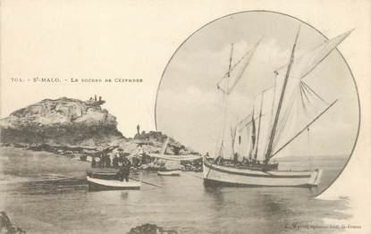 / CPA FRANCE 35 "Saint Malo, le rocher de Cézembre"