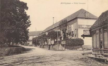 / CPA FRANCE 46 "Alvignac, hôtel Lescure "