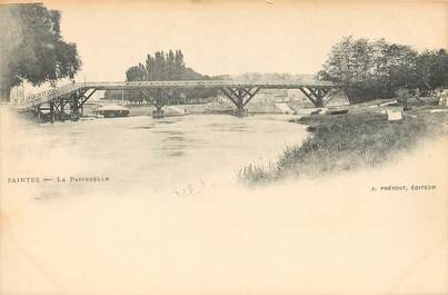 / CPA FRANCE 17 "Saintes, la passerelle"