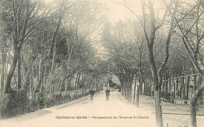 / CPA FRANCE 17 "Fouras Les Bains, perspective de l'avenue du casino"