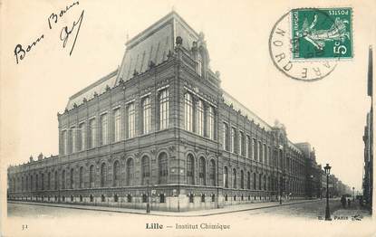 / CPA FRANCE 59 "Lille, institut Chimique"