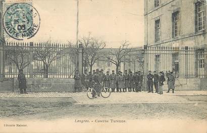 / CPA FRANCE 52 "Langres, caserne Turenne" / MILITAIRES