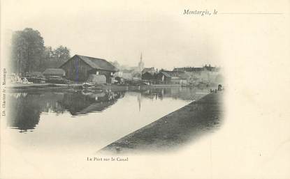 / CPA FRANCE 45 "Montargis, le port sur le canal"