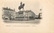 45 Loiret / CPA FRANCE 45 "Orléans, la statue de Jeanne d'Arc"