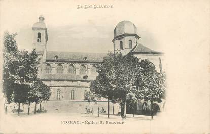 / CPA FRANCE 46 "Figeac, église Saint Sauveur "