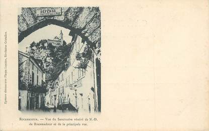 / CPA FRANCE 46 "Rocamadour, vue du sanctuaire vénéré de Notre Dame de Rocamadour"