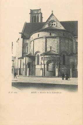 / CPA FRANCE 47 "Agen, abside de la Cathédrale"