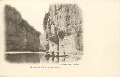 / CPA FRANCE 48 "Gorges du Tarn, le détroit"