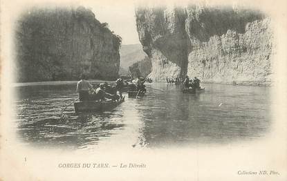 / CPA FRANCE 48 "Gorges du Tarn, les détroits"
