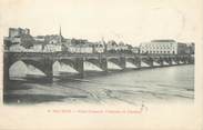 49 Maine Et Loire / CPA FRANCE 49 "Saumur, pont Cessart, château et théâtre"