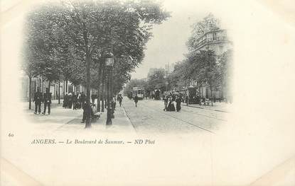 / CPA FRANCE 49 "Angers, le boulevard de Saumur"