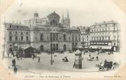 49 Maine Et Loire / CPA FRANCE 49 " Angers, place du ralliement, le théâtre" 