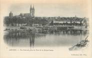 49 Maine Et Loire / CPA FRANCE 49 " Angers, vue générale prise du pont de la Haute Chaine"