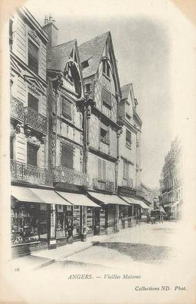 / CPA FRANCE 49 " Angers, vieilles maisons"