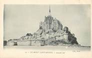 50 Manche / CPA FRANCE 50 "Le Mont Saint Michel, façade Est"