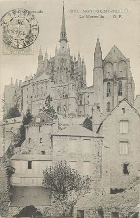 / CPA FRANCE 50 "Mont Saint Michel, la merveille"