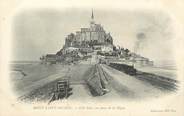 50 Manche / CPA FRANCE 50 "Mont Saint Michel, Côté sud, vue prise de la digue"