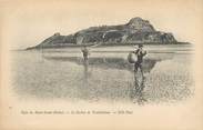 50 Manche / CPA FRANCE 50 "Baie du Mont Saint Michel, le rocher de Tombelaine"