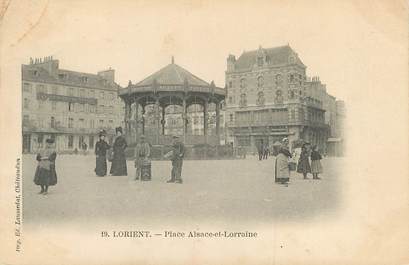 / CPA FRANCE 56 "Lorient, place Alsace  Lorraine"