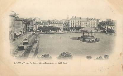 / CPA FRANCE 56 " Lorient, la place Alsace Lorraine"