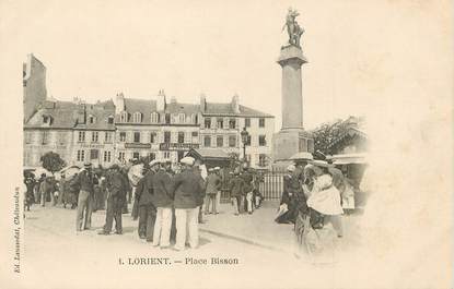 / CPA FRANCE 56 " Lorient, place Bisson"