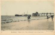 33 Gironde / CPA FRANCE 33 "Arcachon, départ de la ville de Rochefort pour le Cap Ferret"