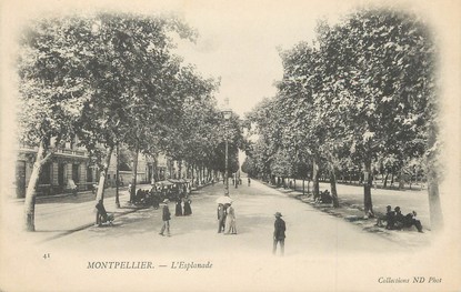 / CPA FRANCE 34 "Montpellier, l'esplanade"