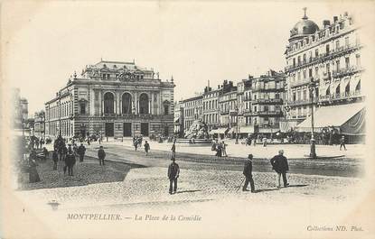 / CPA FRANCE 34 "Montpellier, la place de la Comédie"