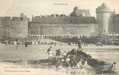 / CPA FRANCE 35 "Saint Malo, le château côté Nord"