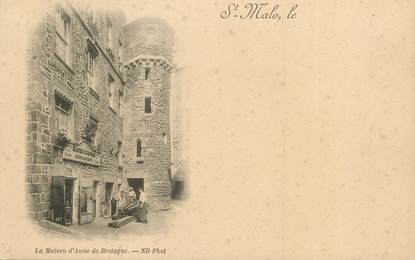 / CPA FRANCE 35 "Saint Malo, la maison d'Anne de Bretagne"
